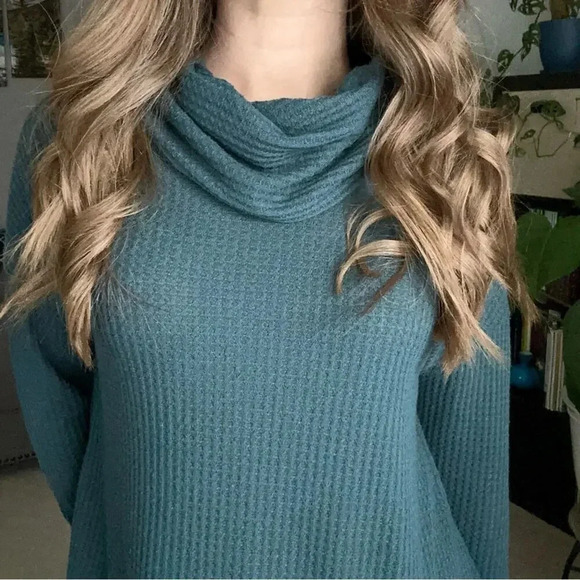 Anthropologie Akemi + Kin Cowl Neck Long Sleeve Sweater Small - Picture 2 of 9